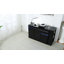 Bureau d'ordinateur en L avec armoire de rangement, tiroir et tablette, bureau à domicile rotatif et convertible avec lumière DEL-1999751866