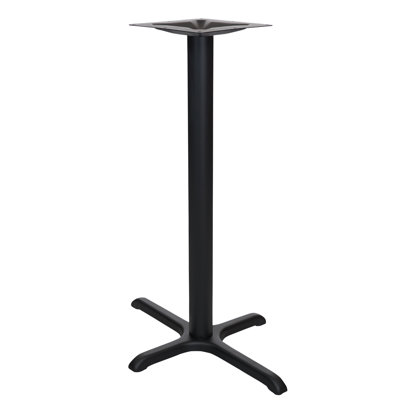 STB 24x30" Cross Indoor Bar Height Table Base Bolt-On Plate