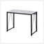 Bureau d'écriture rectangulaire polyvalent avec base en métal robuste pour un travail et une étude efficaces.-120923596-120923599