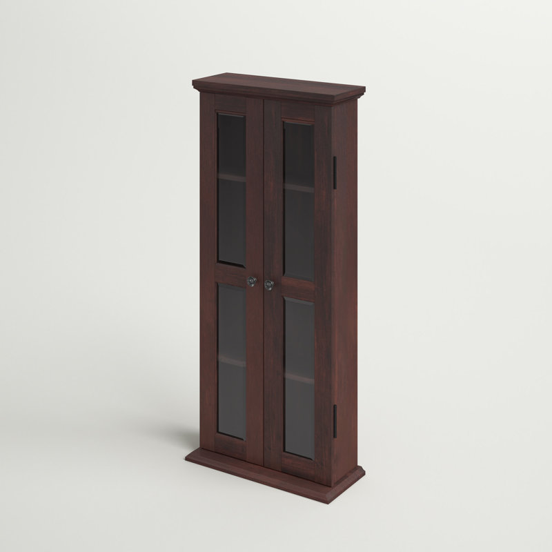 41'' H Media Shelves, Brown