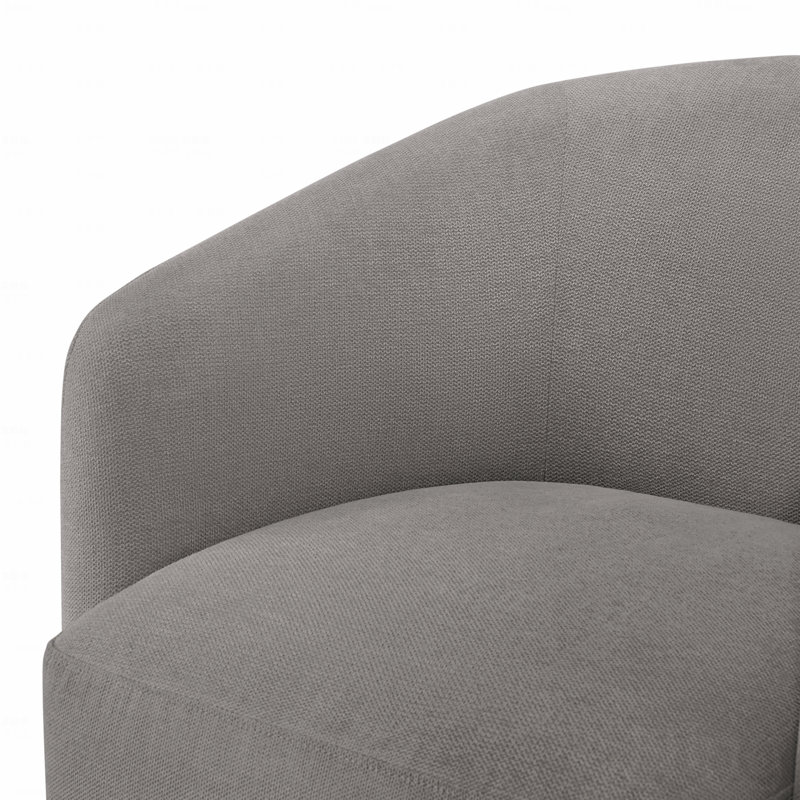 Fauteuil d'appoint pivotant, Gris