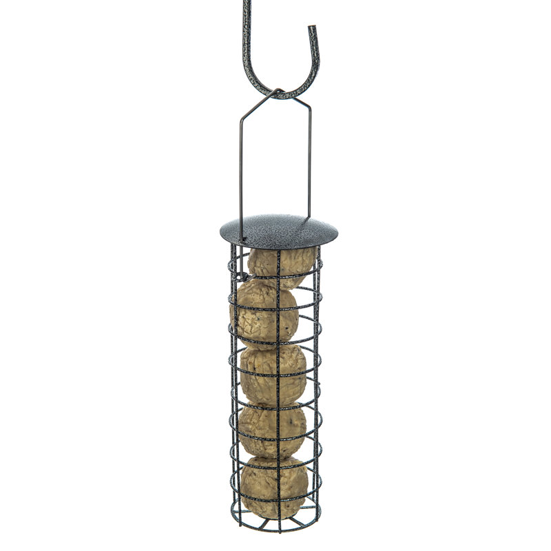 Abelino Metal Hanging Tray Bird Feeder
