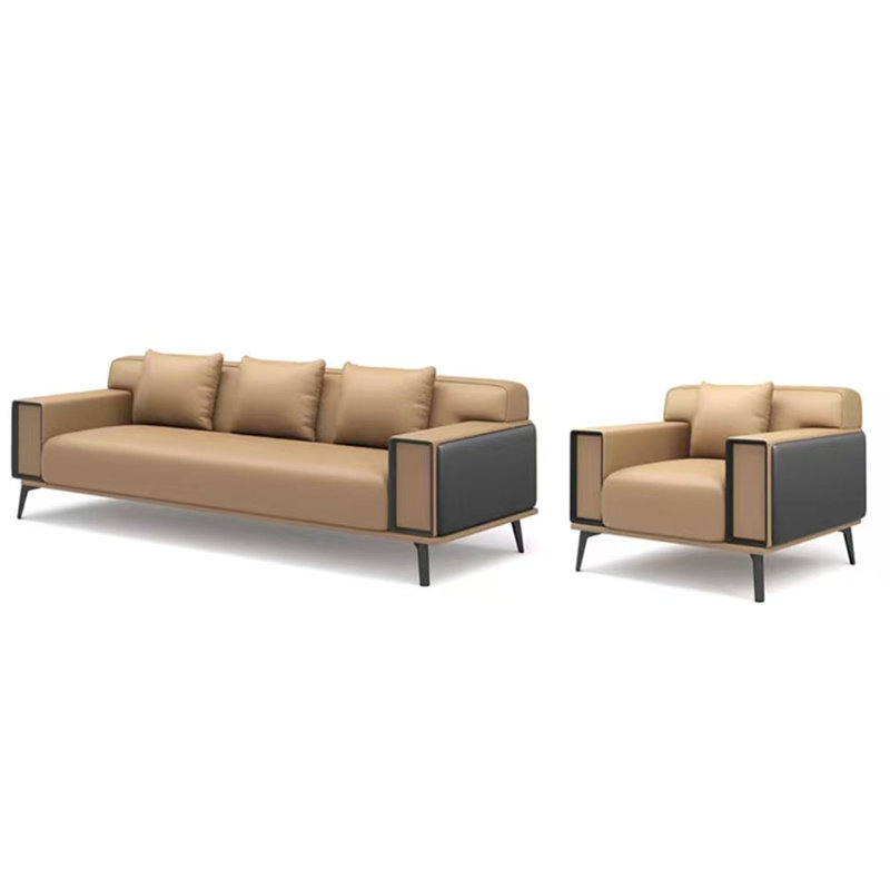 Simple modern creative office sofa set