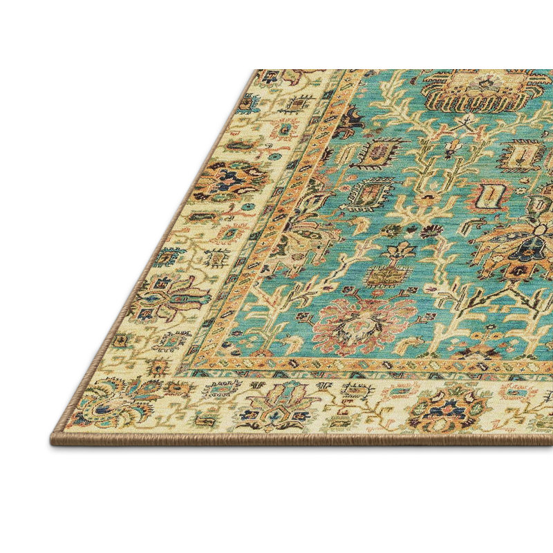 Abstract Indoor Rug, Rectangle 7' x 9'