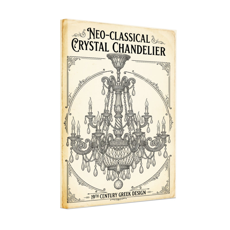 Lustre en cristal Fashion Neo, H 18 po x l 12 po