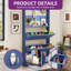  Wall-Mounted Metal Shoe Cabinet With 3 Flip Drawers-1696064531