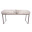 Upholstered Cowhide Bench-1048955360