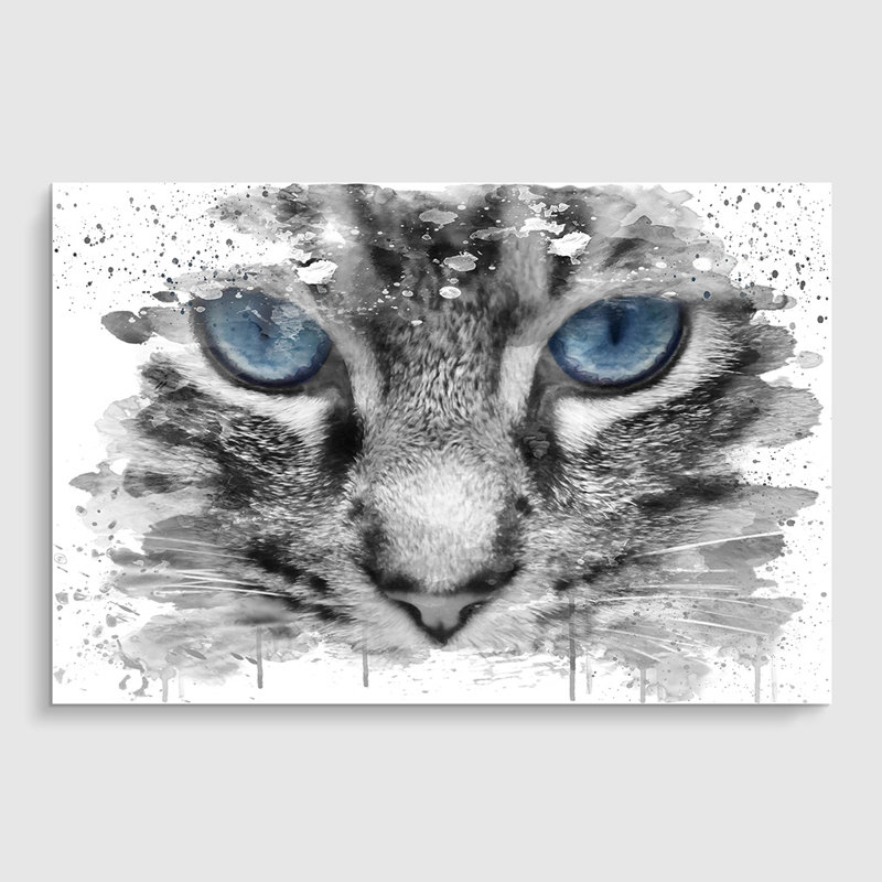 Cat Eyes - Wall Art, Wrapped Canvas, 42cm H x 59.4cm W x 0.01cm D