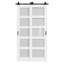 Portes doubles de grange coulissantes 52 "x 96" 5-Lite-117400842