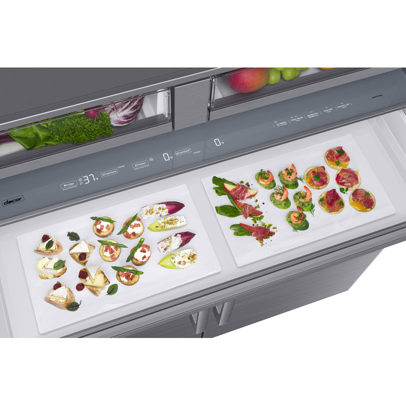 Panel Kit, for French Door Built-in Refrigerator, 48", Silver Stainless