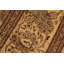 Tapis beige / noir / orange foncé en laine noué à la main 9 pi 2 po x 12 pi 6 po Abagail