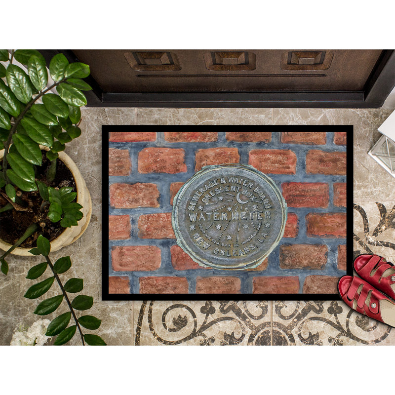 Texhoma Non-Slip Indoor Doormat, Rectangle 1'6" x 2' 3"