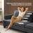 83.5" Upholstered Square Arm Suede Sofa-773577988