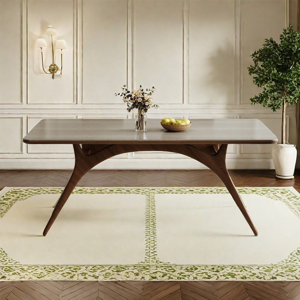 large french rectangular dining table, 1940s |... Pakloer French vintage rectangular dining table | Wayfair