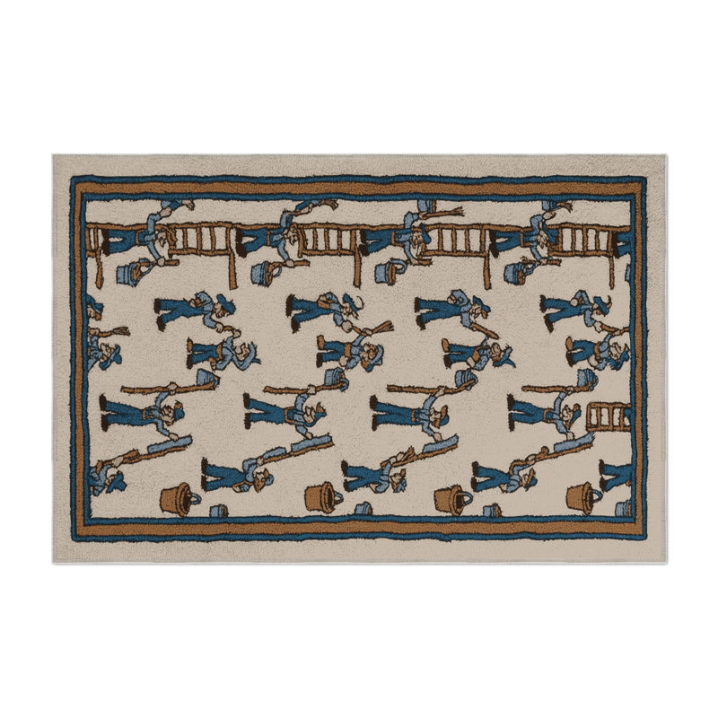 Tapis intérieur et extérieur beige Transport, Rectangle 9 pi x 12 pi