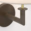 Club Wall, Bronze / Natural Brass with Tapered Round 250, Black Fabric-1851138557-1851138552-1851138556