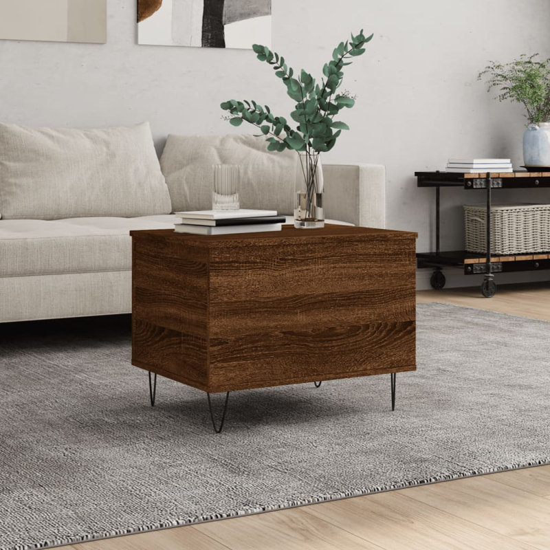 Moriaty Coffee Table, Brown Oak, 60cm L x 44.5cm W x 45cm H
