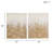 Heavily Embellished 2Piece Canvas Wall Art Set