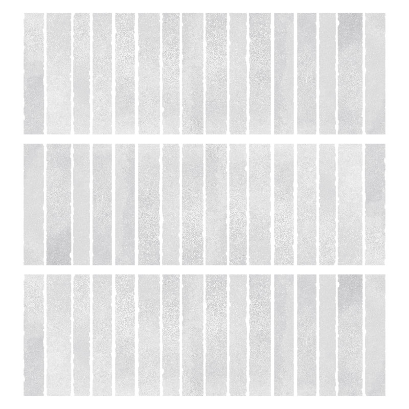 Colorido Ceramic 4" x 12" Wall Tile - 33 Pieces (10.76 Sq. Ft.), White