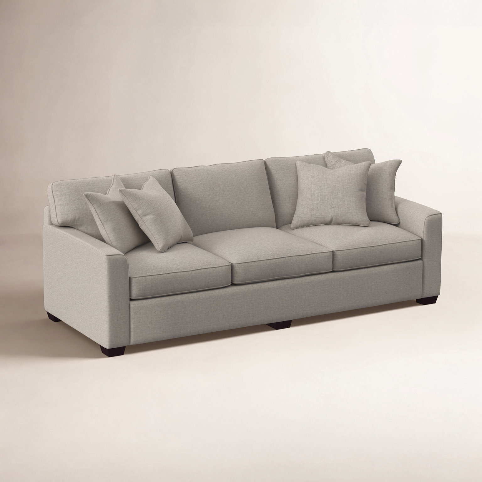 Frye 93'' Upholstered Sofa, Java, Beige Performance Fabric; 0851-73