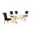 Benzino Trestle Dining Set-1025142341-1025142343-1025224444