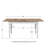 Kinsler Rubberwood Solid Wood Dining Table