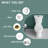 17" ADA Height Compact Two Piece Tall Toilet for Seniors, 1.1/1.6 GPF Tornado Dual Flush, MAP 1000g, White-113948125