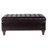 Blancha Faux Leather Ottoman