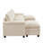110" Modular Sectional Sofa With Ottomans, U Shaped 5-Seat Comfy Cloud Couches With Deep Seat, Beige-1015998262-1015294799