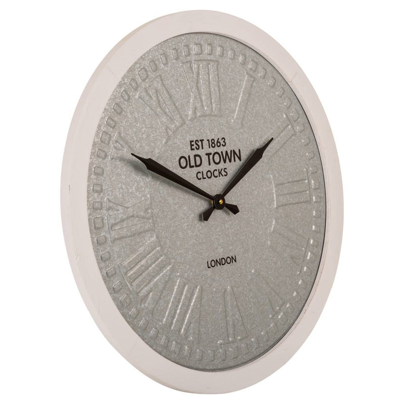 Fitts Metal Wall Clock