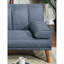 Canapé ajustable en polyfibre bleu gris et gris-1266685248