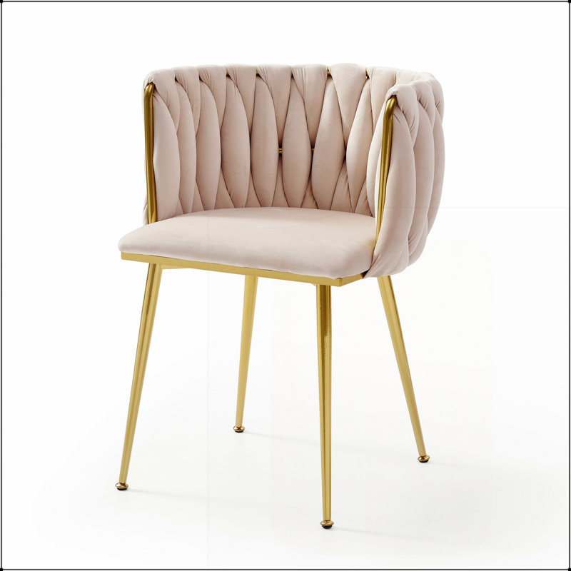 Ensemble de 2 chaises de salle à manger Modern Velvet