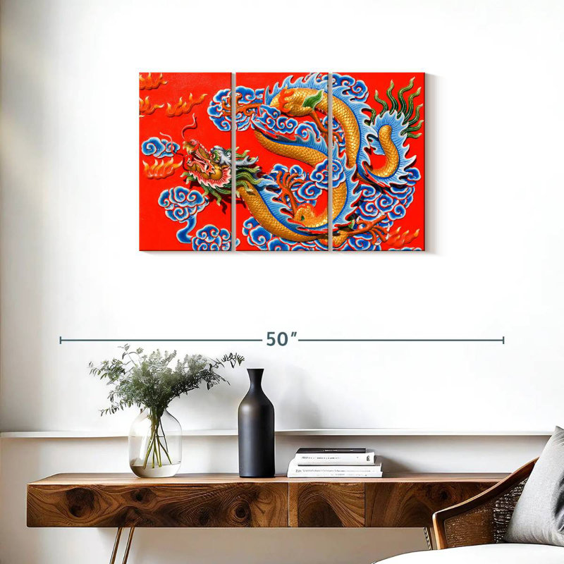 Brampt Dragon Chinese, 20" H x 33" W