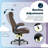 Serta® Torrington Big & Tall Office Chair, with Flip-Up Padded Armrests, Ultra-Comfortable ComfortCoils™ Seat Cushion Technology, Modern Executive Premium PU Desk Chair-110731088