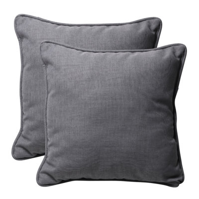 Striped Outdoor Reversible Throw Pillow