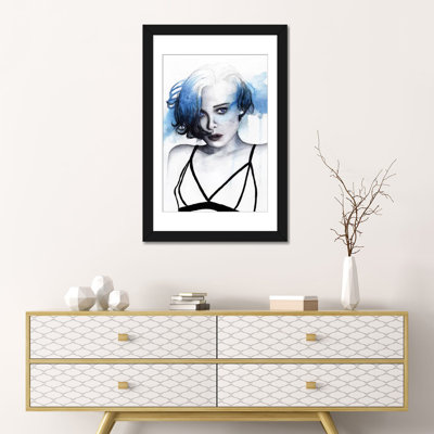 «Blue», reproduction sur toile