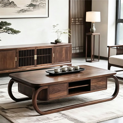 New Chinese style solid wood coffee table