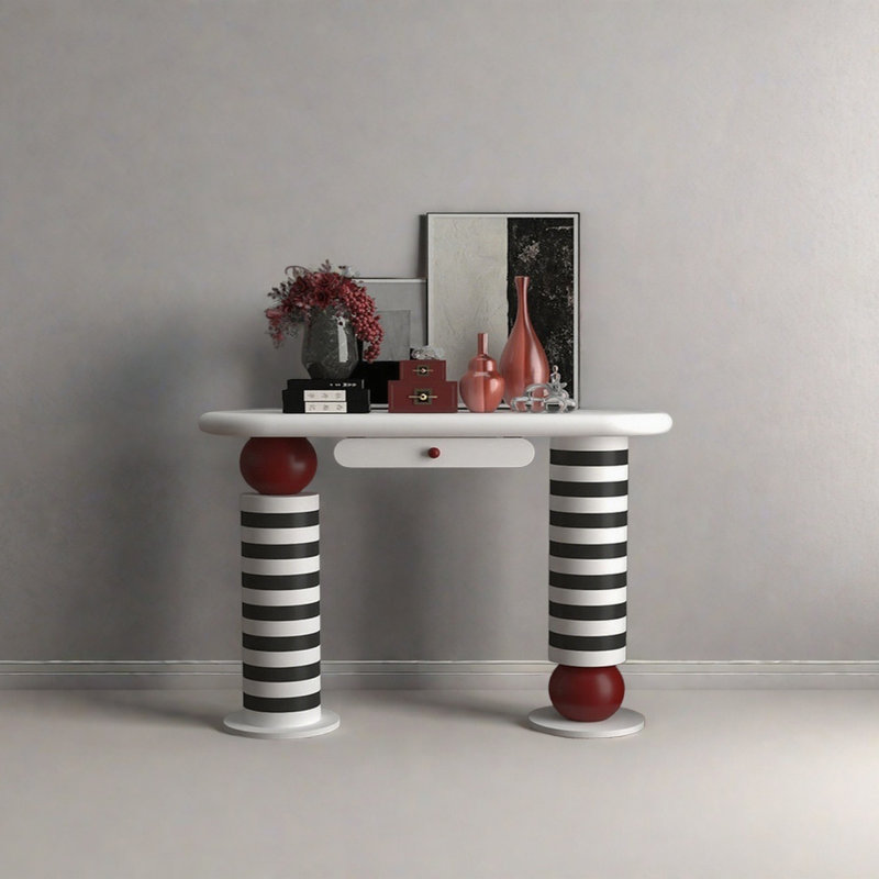 Console Modern Minimalist Art Design, H 33,46 po x l 47,24 po x P 11,81 po