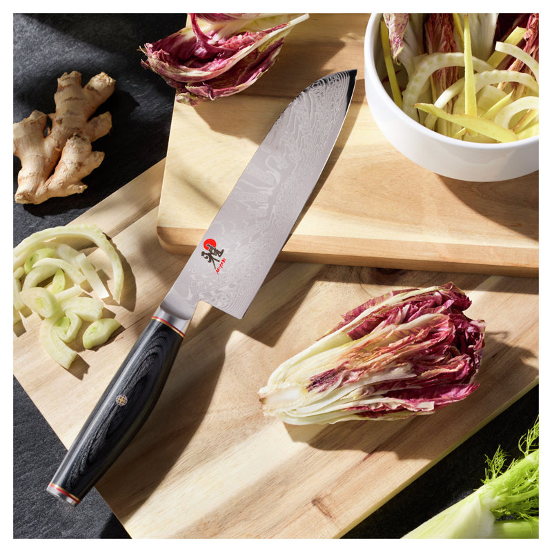 MIYABI TENMEI 7 pouces, Santoku, Noir
