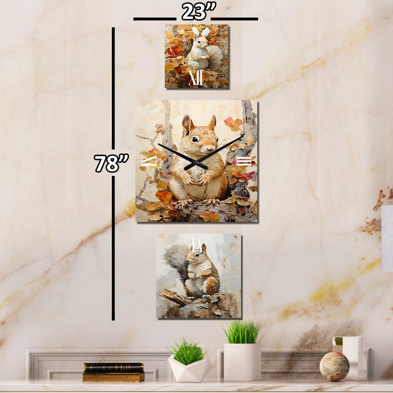 Caniyah Metal Wall Clock