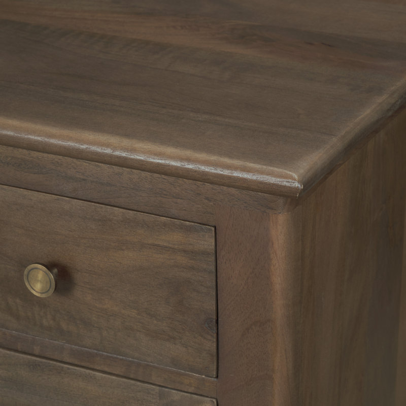 Braxton Rectangle Accent Cabinet, Dark Brown