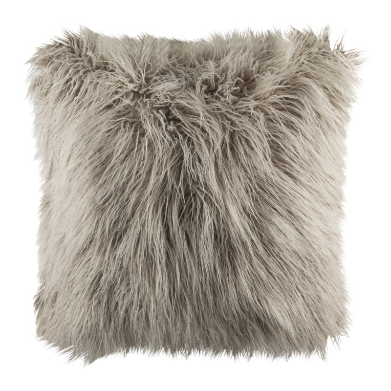 Reversible Throw Pillow, Gray