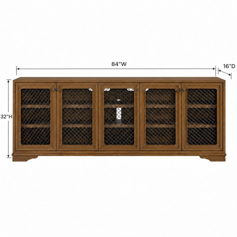 Tarrington 84" Console - Almond