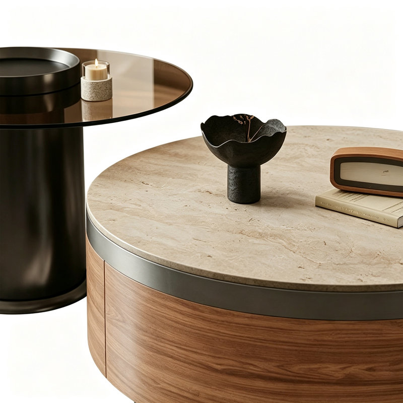 Table basse French Minimalist Luxury