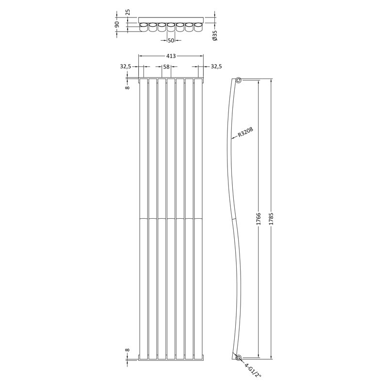 Revive Vertical Designer Radiator
