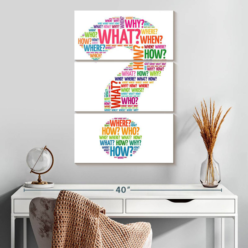Keiri Question Mark, 32" H x 20" W