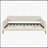  Velvet Upholstered Daybed with 4 Support Legs, Perfect for Modern and Versatile Use-236673945-236673946