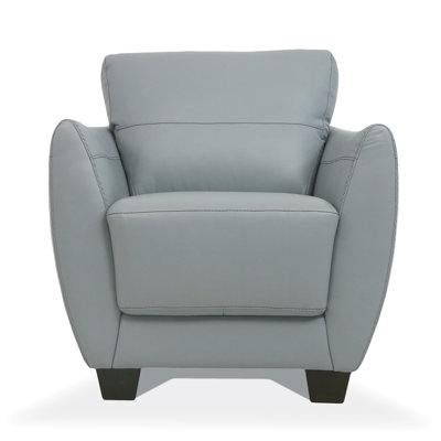 Jory Watery 33" Wide Accent Chair with Flared Arms