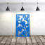 Panneau d'intimité en aluminium découpé au laser Humming Bird - art mural extérieur thermolaqué en métal, cloison décorative-71120005-71120020