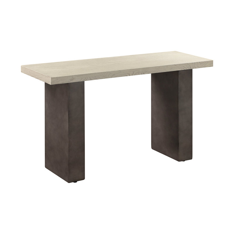 Zamare 52'' Solid Wood Top Console Table